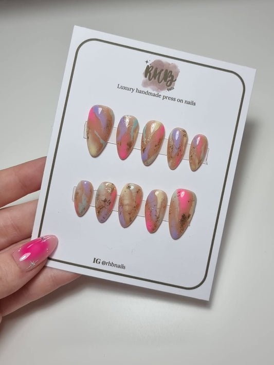 Abstract Custom Press On Nails